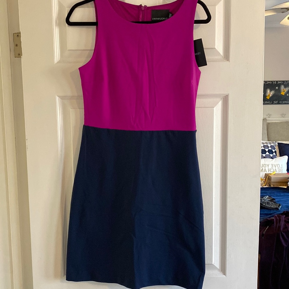 Great Cynthia Rowley dress, size M.  Brand new with tags.  Needs to be steamed.